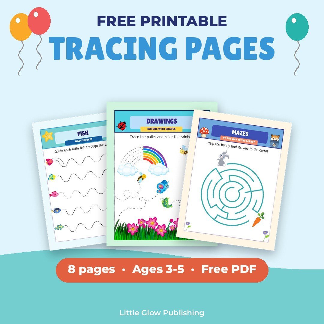 Free printable tracing worksheets for preschoolers